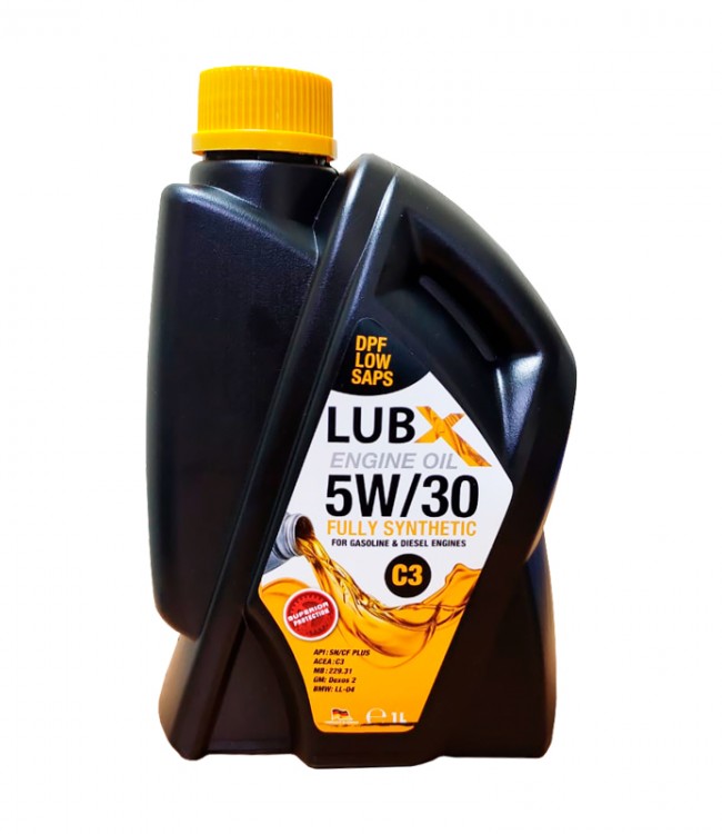 LUBX  5w30 Full sintético 1 litro. API SN/CF PLUS