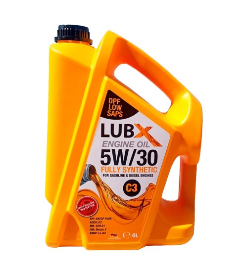 LUBX  5w30 Full sintético 4 litros. API SN/CF PLUS